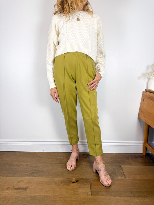 Everlane "The Dream Pant in Green" (Size M)