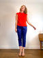 COS Sleeveless Top in Orange Red (Size M)