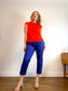 COS Sleeveless Top in Orange Red (Size M)