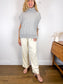 DONNI Slow Fashion "Donni Twill Pleated Pant - Crème" (Size XS/S)