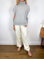 DONNI Slow Fashion "Donni Twill Pleated Pant - Crème" (Size XS/S)
