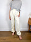 DONNI Slow Fashion "Donni Twill Pleated Pant - Crème" (Size XS/S)