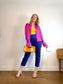 Cape Cove Sustainable Pull On Trousers in Blue (Size M)