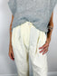 DONNI Slow Fashion "Donni Twill Pleated Pant - Crème" (Size XS/S)