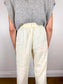 DONNI Slow Fashion "Donni Twill Pleated Pant - Crème" (Size XS/S)