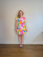 Vintage Marimekko Abstract Print Dress (Size L)