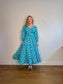 Coolibar Sun Protection "Maxi Dress in Tropical Print" (Size