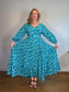Coolibar Sun Protection "Maxi Dress in Tropical Print" (Size