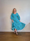 Coolibar Sun Protection "Maxi Dress in Tropical Print" (Size