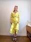 Sara Roka Designer "Gelsa Dress in Green/White Check" (Size M/L)