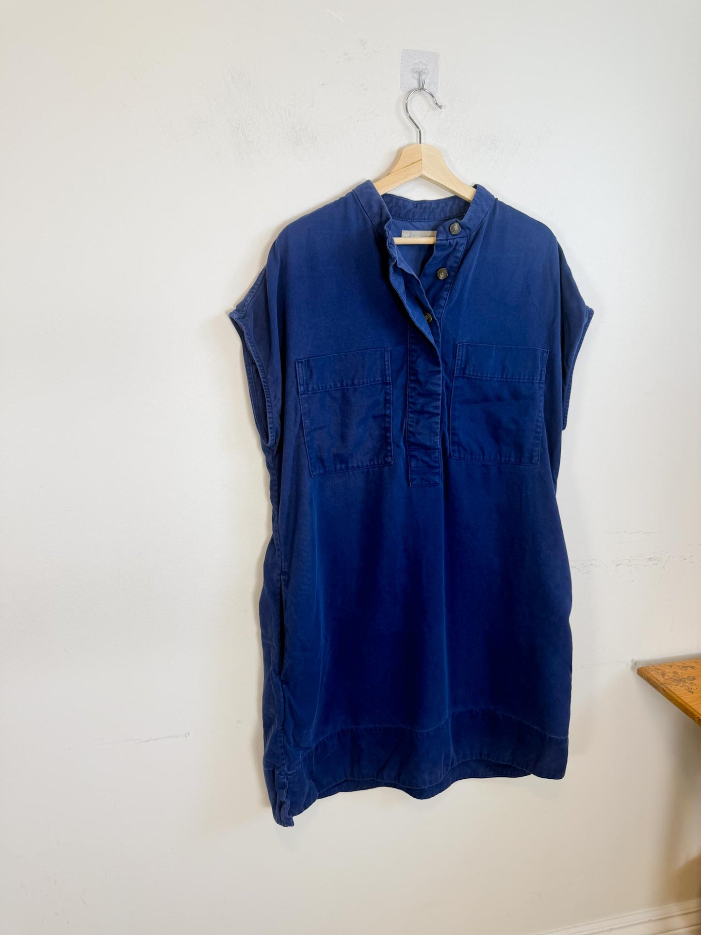 Everlane "The Tencel Easy Workwear Dress in Blue" (Size L)