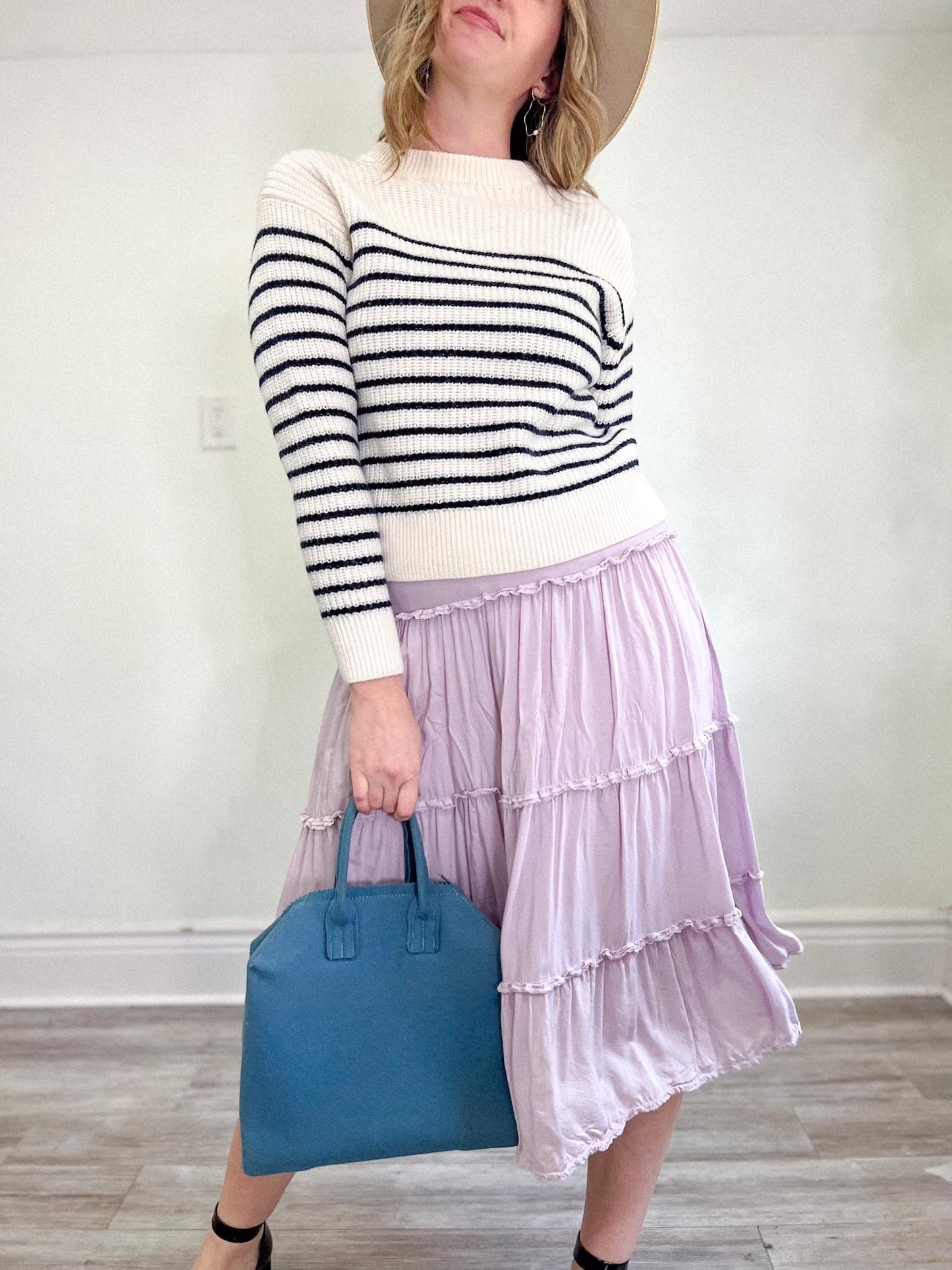 Wilfred "Damasque Skirt" in Lilac Purple (Size S/M)