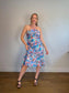Anthropologie "Halter Midi Slip Dress in Floral" NWT (Size M)