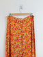 Vintage Floral Midi Skirt (Size L/XL)