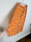 Vintage Floral Midi Skirt (Size L/XL)