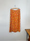 Vintage Floral Midi Skirt (Size L/XL)