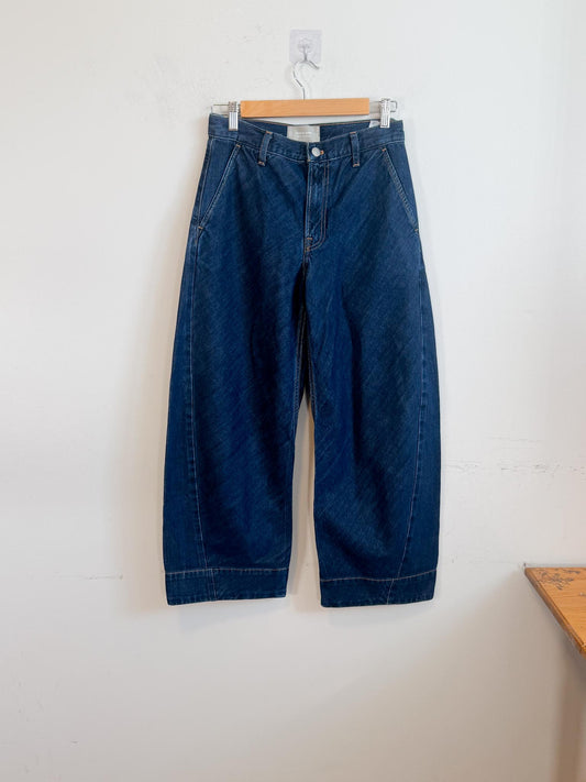 Everlane "The Summer Barrel Jean in Dark Wash" NWT (Size 25)