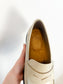 CAMPER "Milah White Leather Loafers" (Size 40/9)