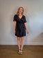 COS Linen Wrap Mini Dress in Black (Size S-L)