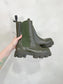 Last Studio "Angie Chelsea Boots in Green" (Size 41)