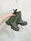 Last Studio "Angie Chelsea Boots in Green" (Size 41)