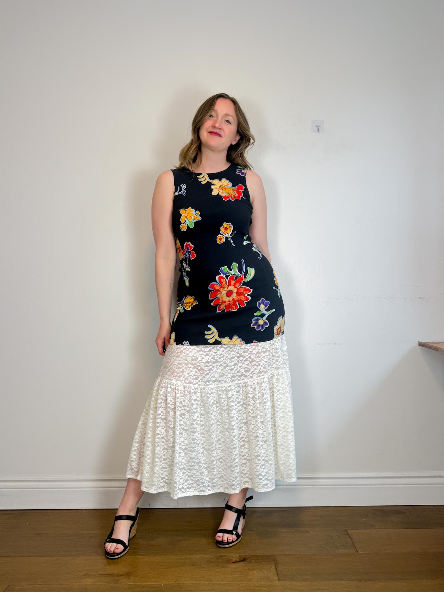 Desigual Floral Mini Dress (Size M)