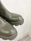Last Studio "Angie Chelsea Boots in Green" (Size 41)