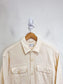 Frank & Oak Overshirt in Cream (Size M)