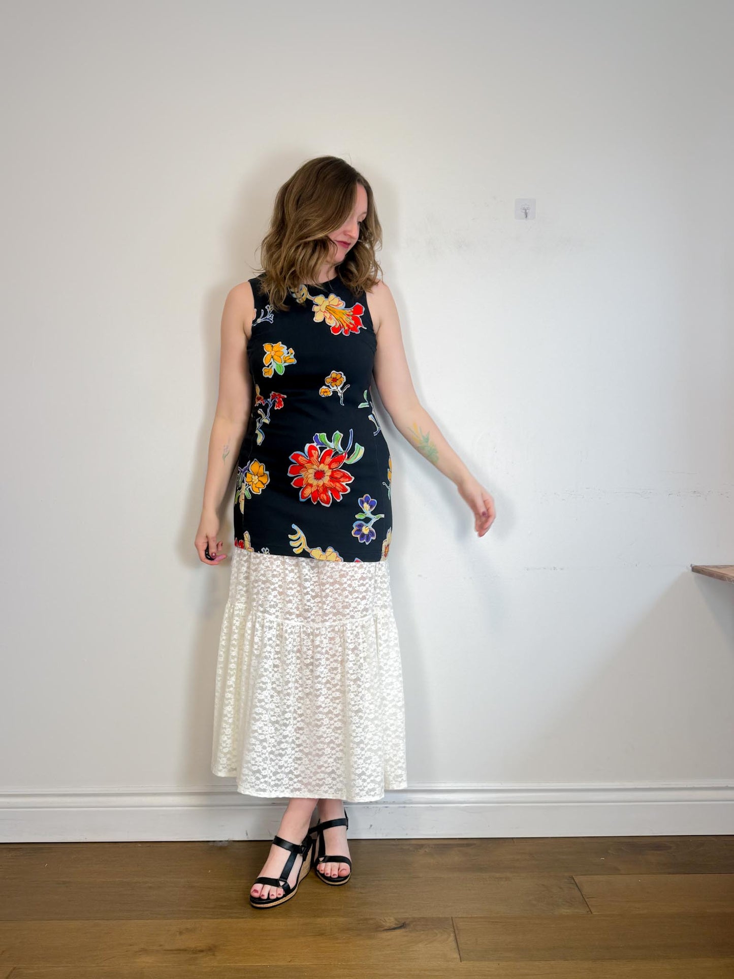 Desigual Floral Mini Dress (Size M)