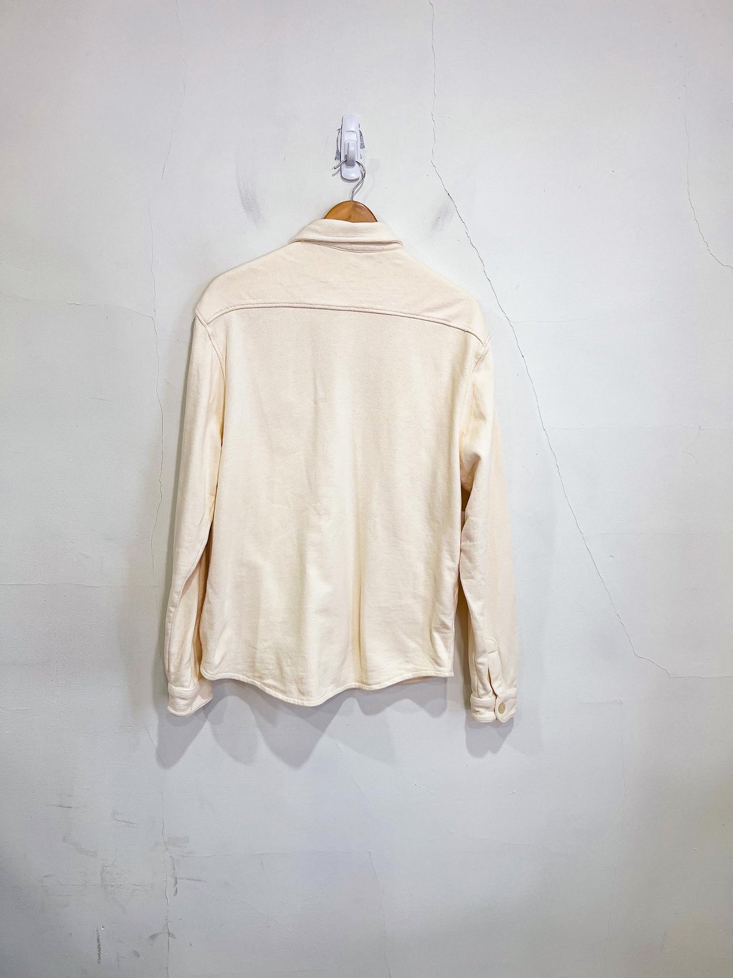 Frank & Oak Overshirt in Cream (Size M)