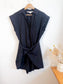 Veronica Beard "Aimee cotton-blend shirt dress in Black" (Size S/M)