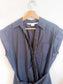 Veronica Beard "Aimee cotton-blend shirt dress in Black" (Size S/M)
