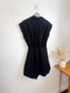Veronica Beard "Aimee cotton-blend shirt dress in Black" (Size S/M)