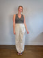 Aritzia Wilfred "The Effortless Pant in Linen Oatmeal" (Size 14)
