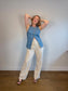 Aritzia Wilfred "The Effortless Pant in Linen Oatmeal" (Size 14)