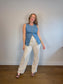 Aritzia Wilfred "The Effortless Pant in Linen Oatmeal" (Size 14)