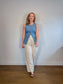Aritzia Wilfred "The Effortless Pant in Linen Oatmeal" (Size 14)