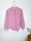 XIRENA "Gillian Ruffle Shirt Small in Rose Mallow" (Size XS-M)