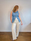 Aritzia Wilfred "The Effortless Pant in Linen Oatmeal" (Size 14)