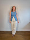 Aritzia Wilfred "The Effortless Pant in Linen Oatmeal" (Size 14)