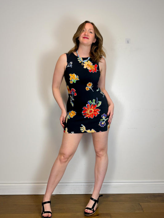 Desigual Floral Mini Dress (Size M)