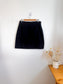 Black Mini Skirt with Bowties (Size XL)