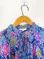 SUNCOO Paris "Linda Floral Printed Blouse in Blue" (Size S/M)