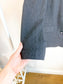 Simons Wool Blend Tweed Blazer in Navy (Size L)