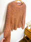 SECOND FEMALE Fillipi Mohair Chunky Knit Sweater in Apricot (Size S/M)