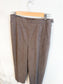 Vintage 90s Louis Feraud Wool Pant Suit in Brown (Size 6)