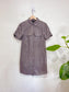 The White Company London Linen Shirt Dress in Grey (Size S)