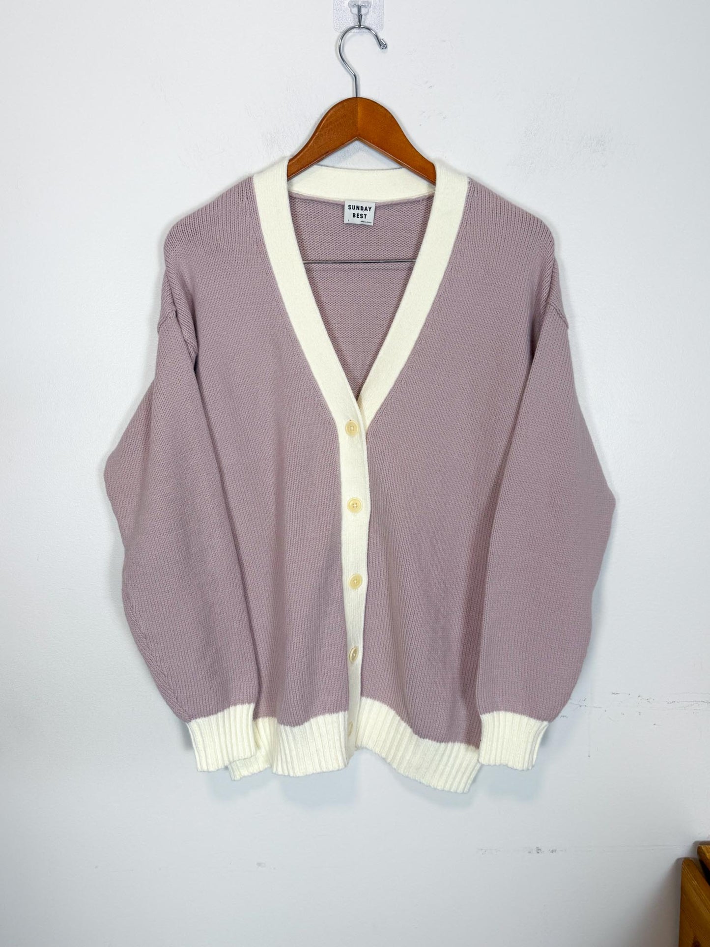 Sunday Best Purple Cardigan (Size S/M)