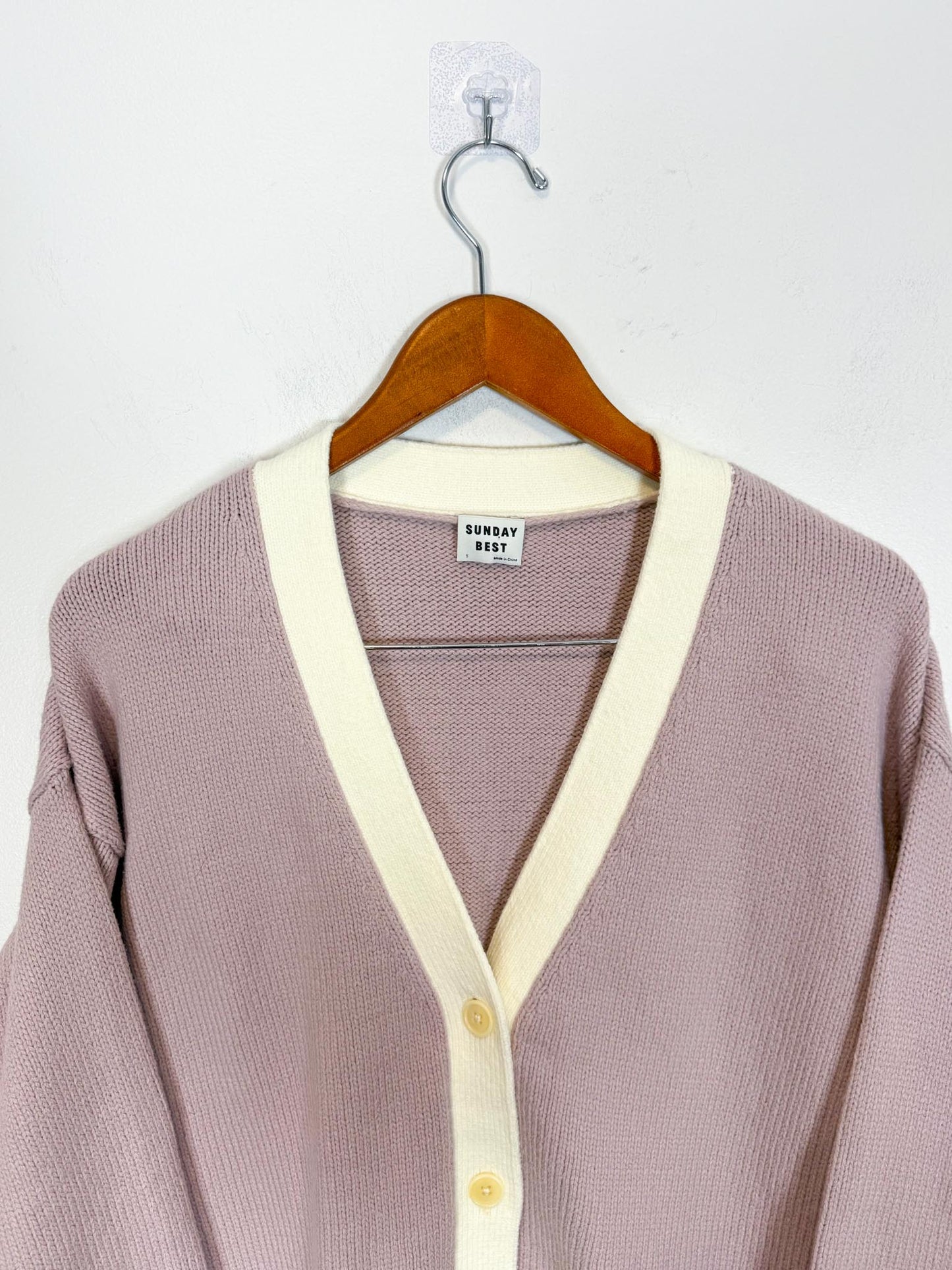 Sunday Best Purple Cardigan (Size S/M)
