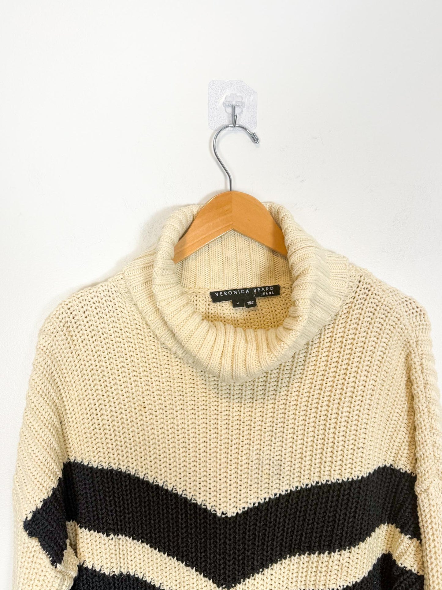 Veronica Beard Knit Turtleneck Sweater (Size M)
